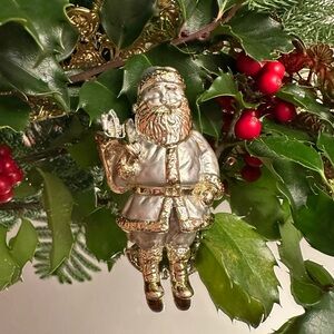 Vintage AJC Santa Daddy Vintage Holiday Pin